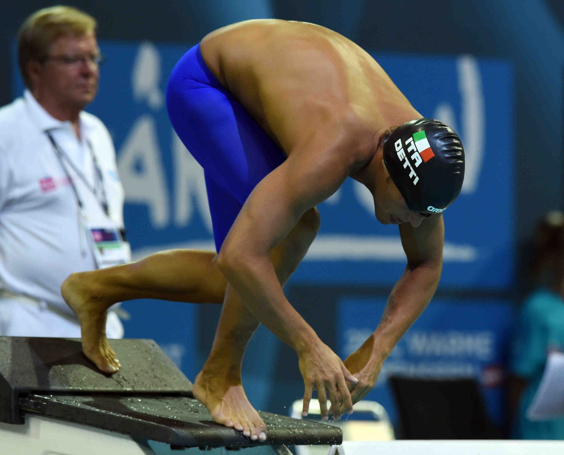 Gian Mattia D'Alberto / lapresse 19-08-2014 Berlino sport 32mi Campionati Europei LEN di nuoto nella foto: Gabriele Detti Gian Mattia D'Alberto / lapresse 19-08-2014 Berlin 32rd LEN European Swimming In the photo: Gabriele Detti