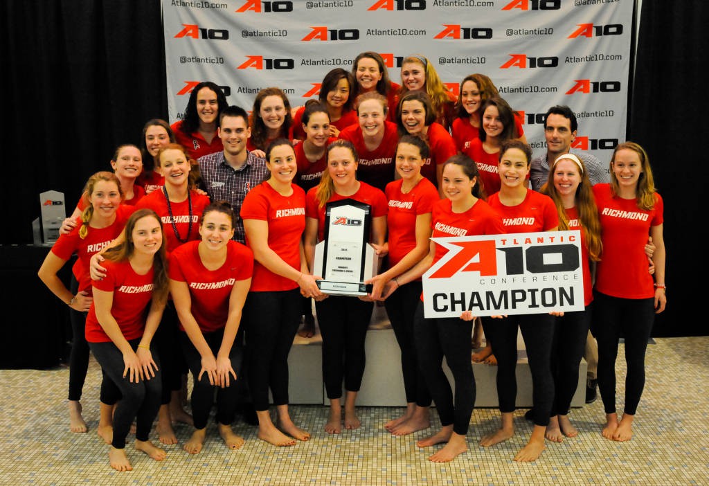 Atlantic 10 swimming