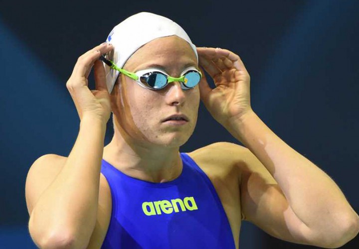 France&#39;s Aurelie Muller Captures Women&#39;s 10K Open Water Race at 2015 FINA World Championships - aurelie-muller-e1438133355904-720x500