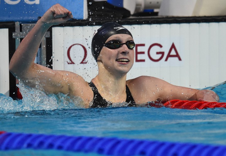 Katie Ledecky Wins Third Straight USA Swimming Athlete of the Year Honors