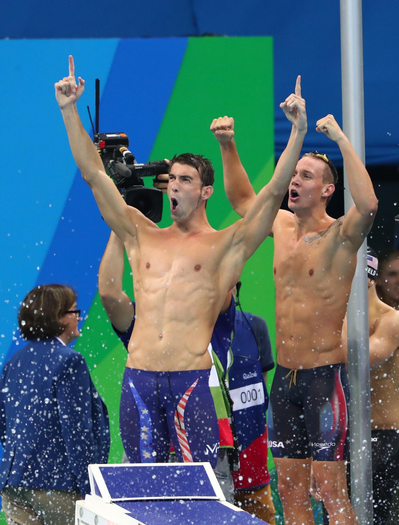 USA Men's 400 Free Relay Claim Gold; Michael Phelps Earns 19th Career