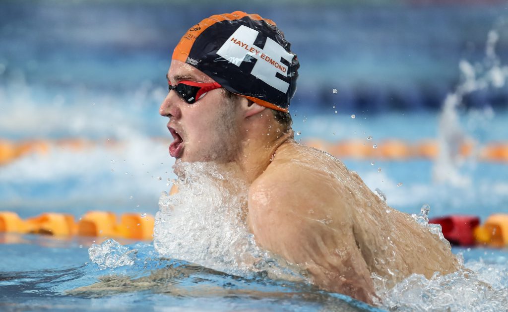 Wilrich Coetzee during the Swimming NZ, National Short Course Championships, Owen Glenn Noational Aquatic Center, Auckland, New Zealand, Monday 3 October 2016. Photo: Simon Watts/www.bwmedia.co.nz