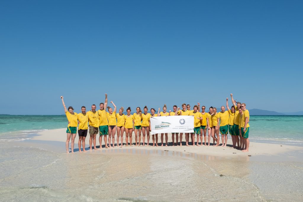 Dolphins become Citizens of the Great Barrier Reef at Upolu Cay