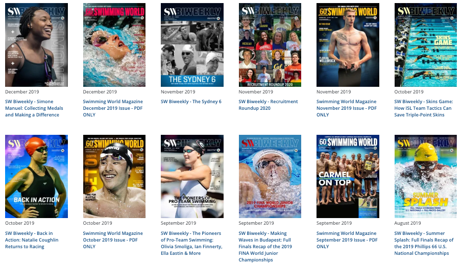 Swimming World Cover