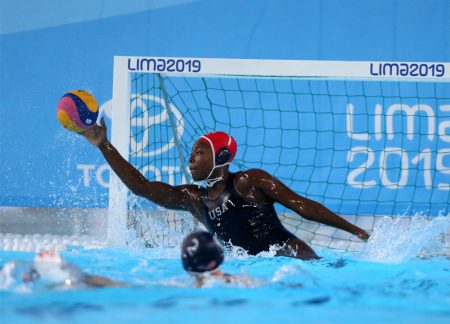 Swimming World January 2020 - 2019 Top Athletes of the Year - Ashleigh Johnson - USA Water Polo - By Mariana Bazo